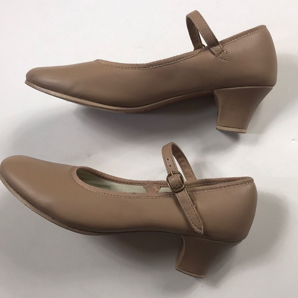 Vintage Tan Mary Jane Heels